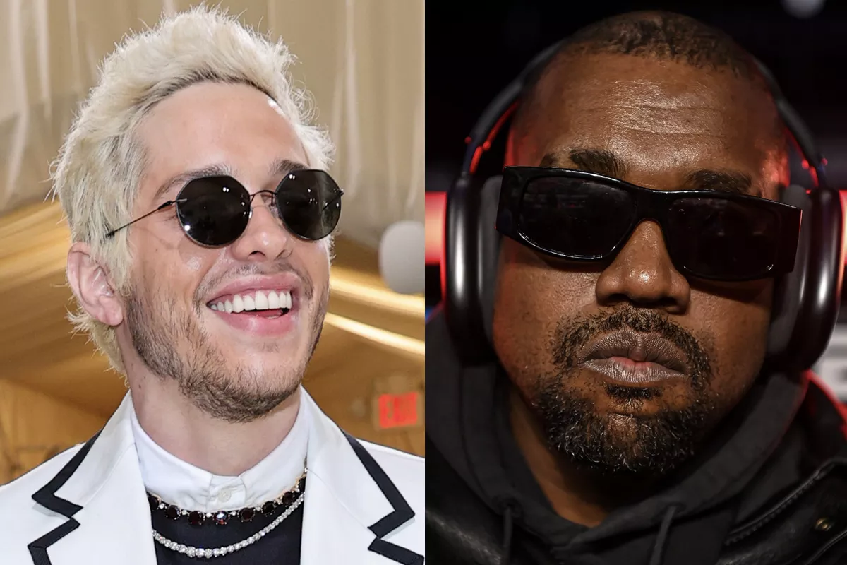 Pete Davidson y Kanye West