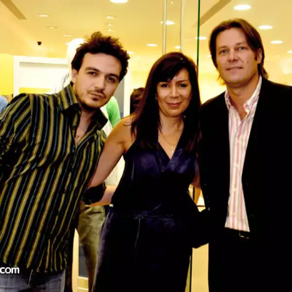 Guillermo Martínez, Diana Reyes y Oscar Stadelmann