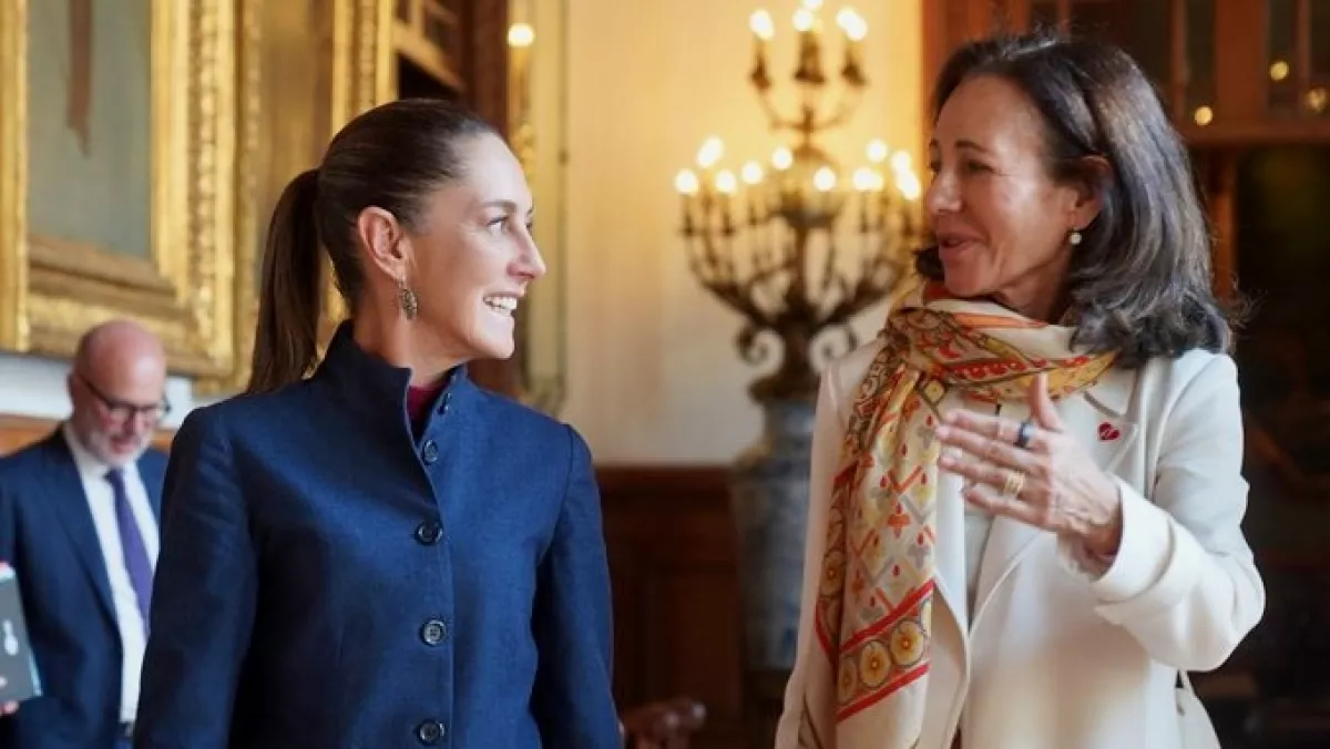 Ana Botín, dueña de Santander, se reúne con Sheinbaum y anuncia inversiones