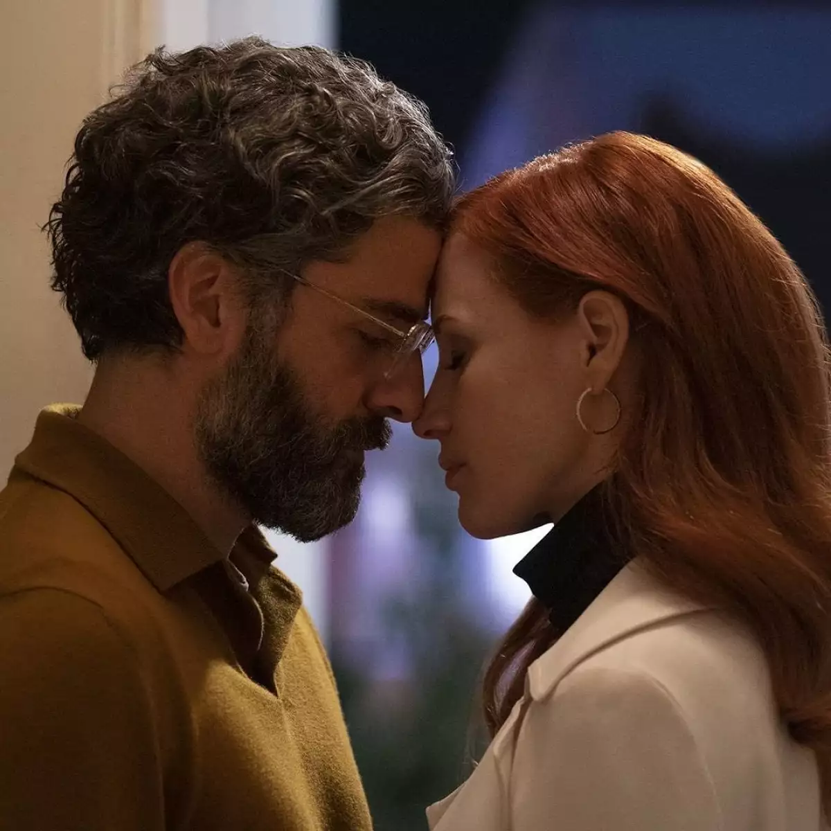 Oscar Isaac y Jessica Chastain.