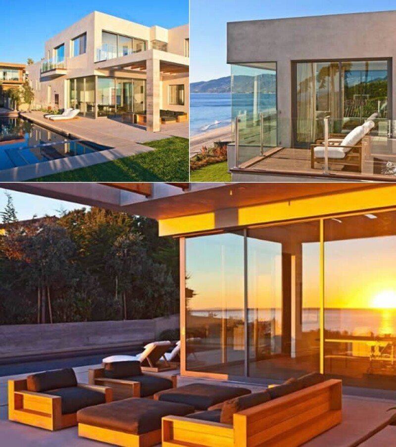 Fachada de la casa. También tiene varias terrazas para tomar el sol.