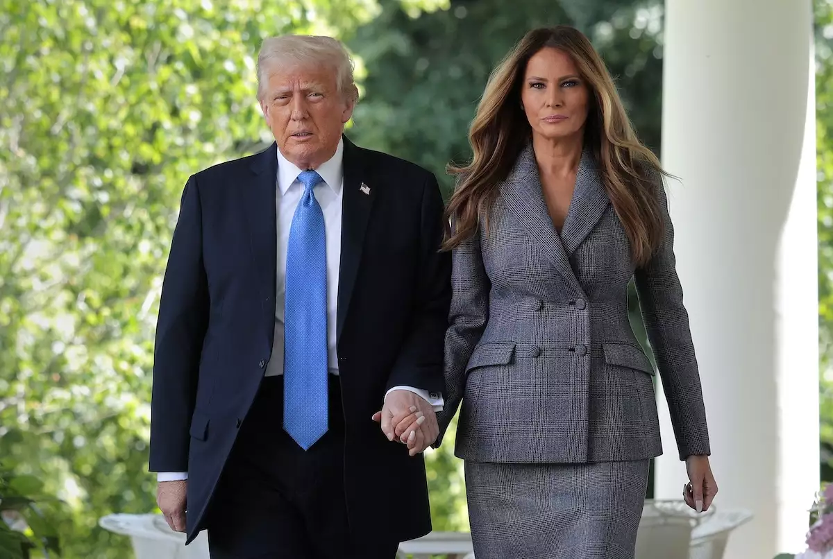Donald Trump y su esposa Melania Trump
