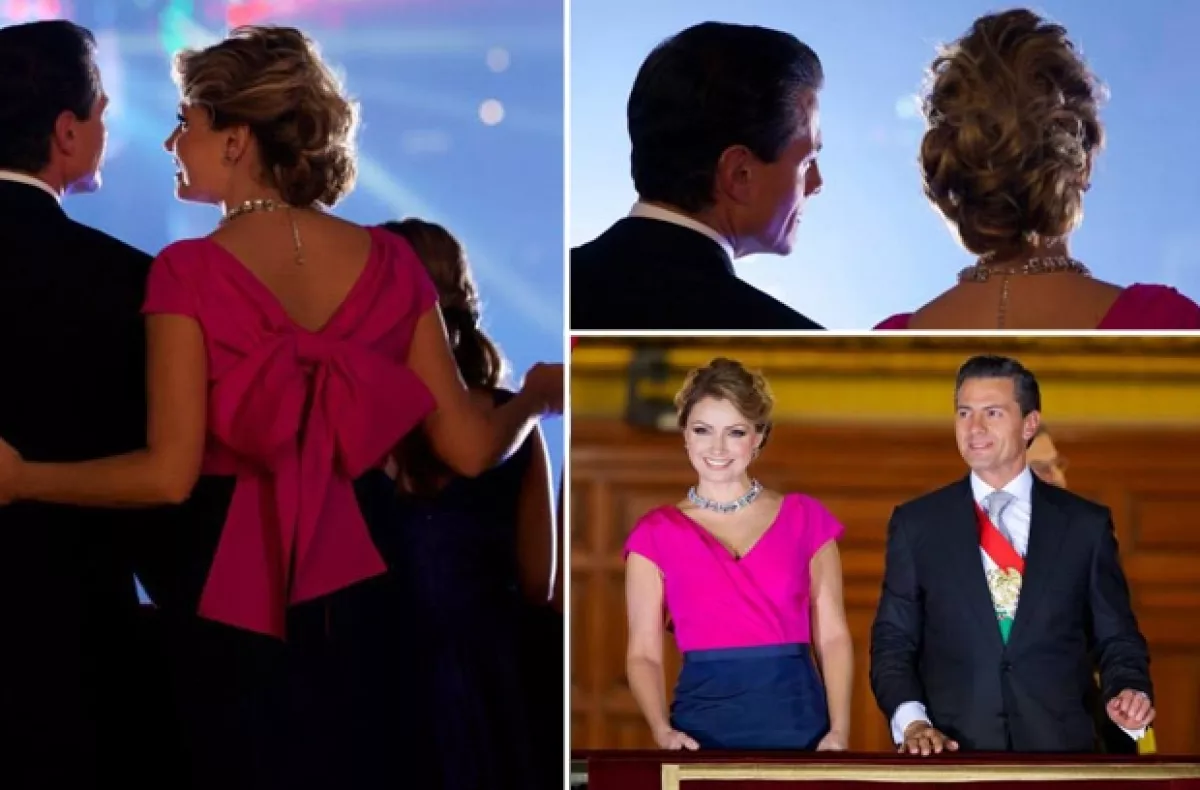 Su maquillaje y peinado complementaron con formalidad la imagen de Angélica para la noche.