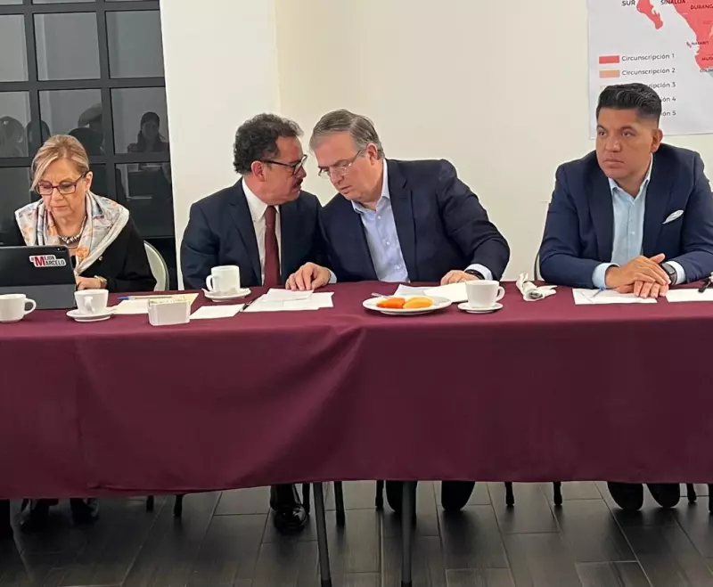 Marcelo Ebrard con Ignacio Mier