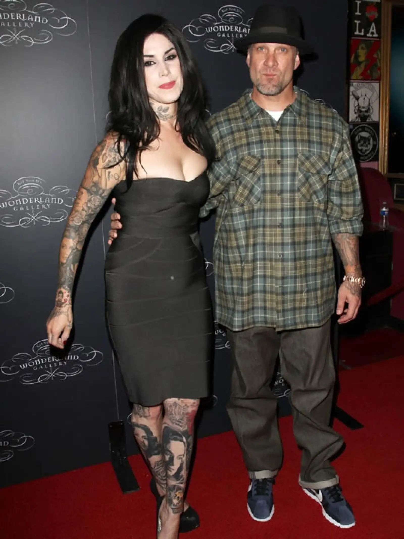 Kat Von D y Jesse James.