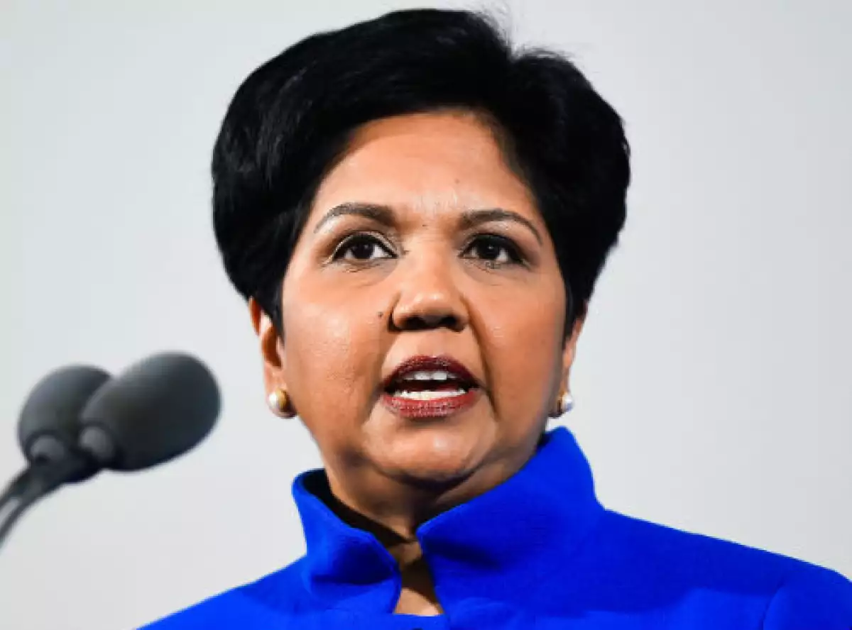 Indra Nooyi, presidenta ejecutiva saliente de PepsiCo