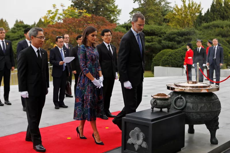 Reina Letizia y rey Felipe VI de España
