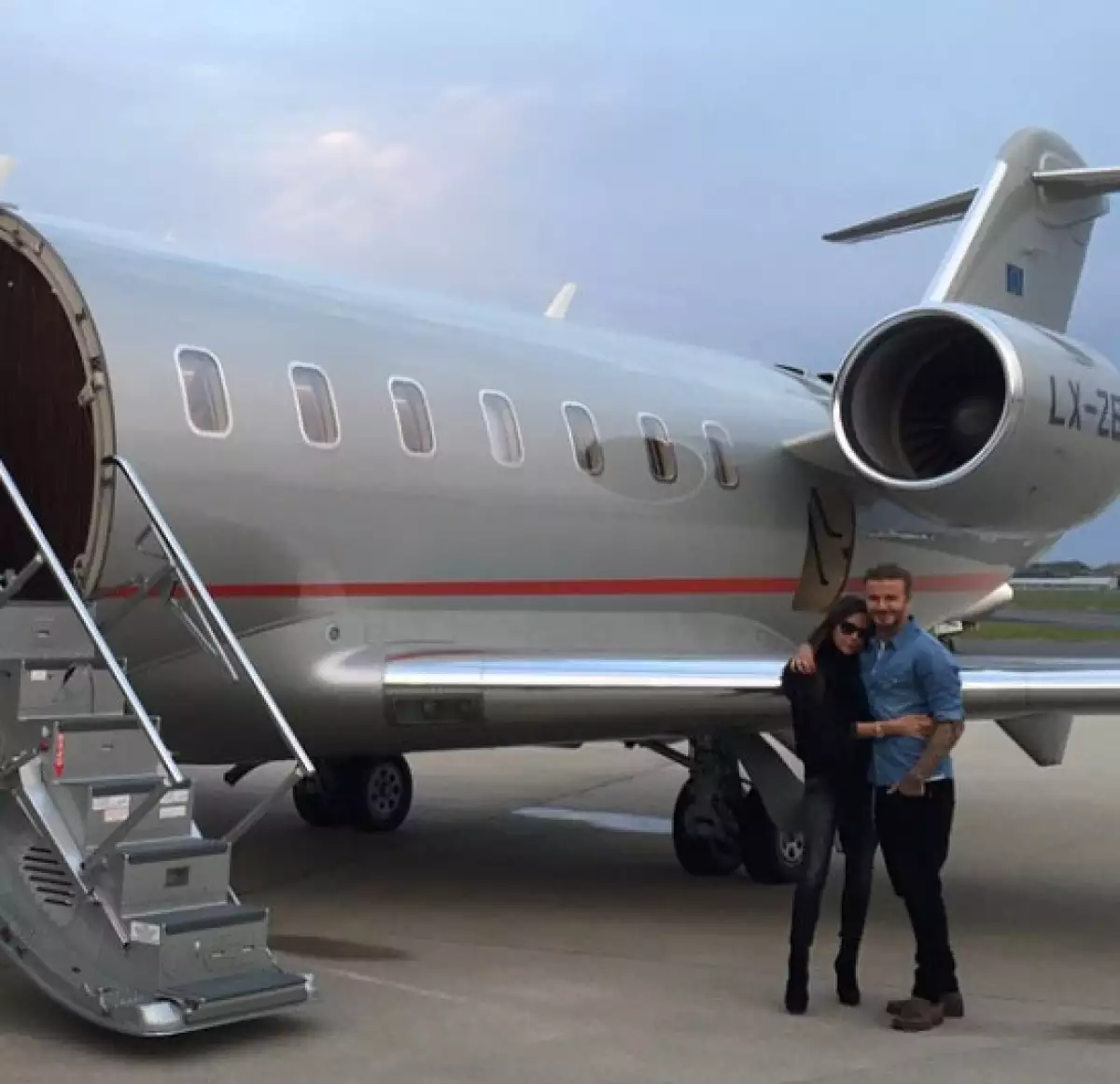 La familia se encuentra festejando en Marrakech.