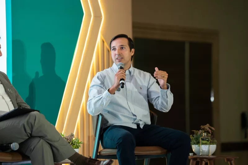 Guillermo Cortés hablando en Expansión Summit ESG 2026