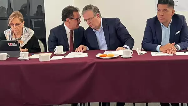 Marcelo Ebrard con Ignacio Mier