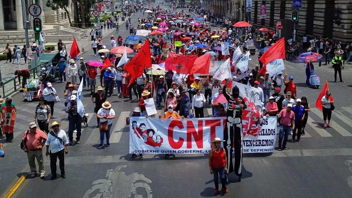 Marcha de la CNTE en CDMX: maestros alistan protestas este 17 de julio