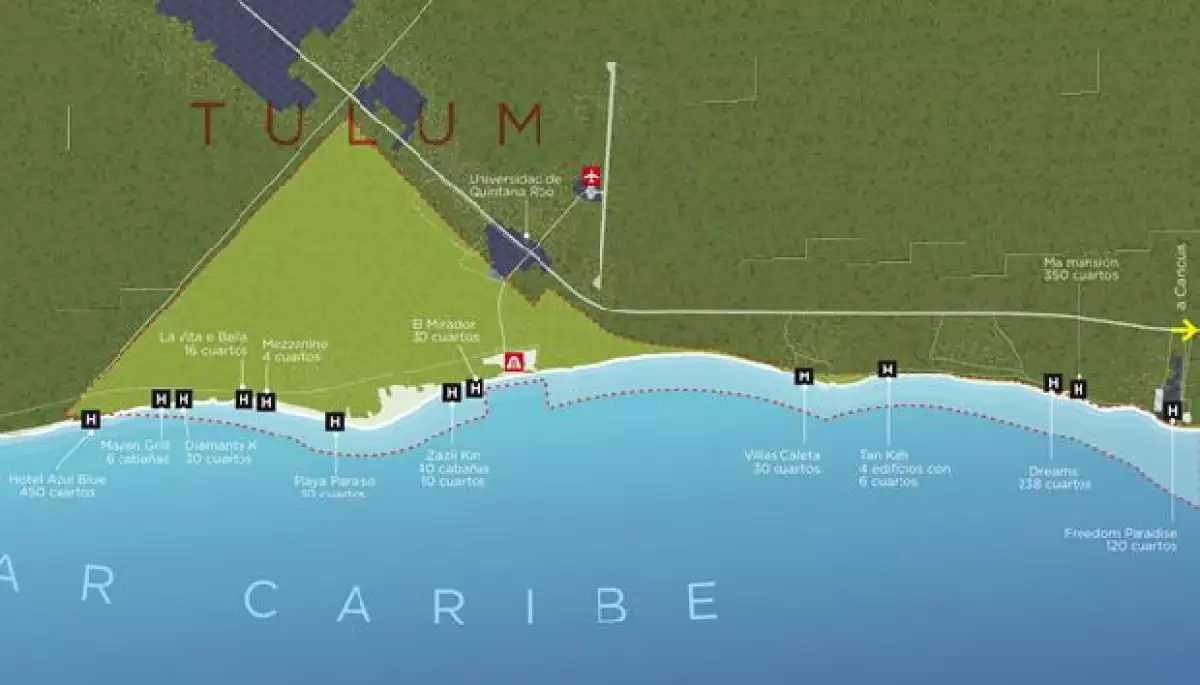 El problema entre los hoteles de Tulum y el Gobierno federal viene de cuatro décadas atrás, haciendo que ahora la situación se complique más.