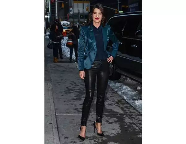 En el Nueva York para el show de David Letterman