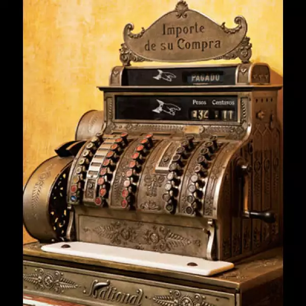 6.	Caja registradora, hotel Casa de la Marquesa, Querétaro.