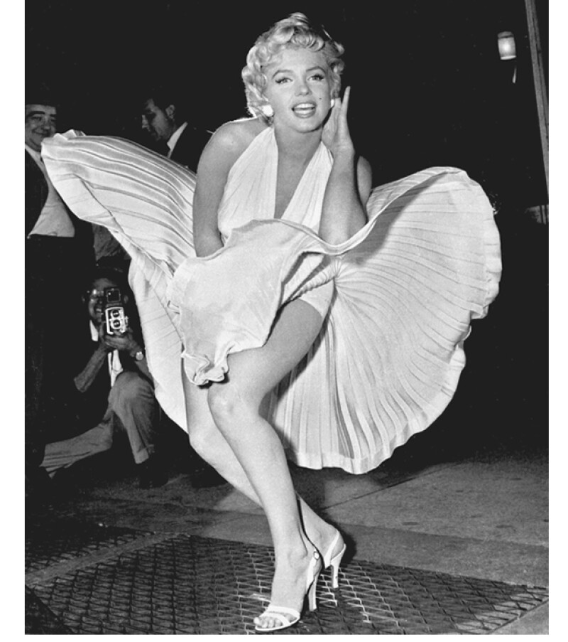 Esta imagen es quizas la más emblemática de Monroe.