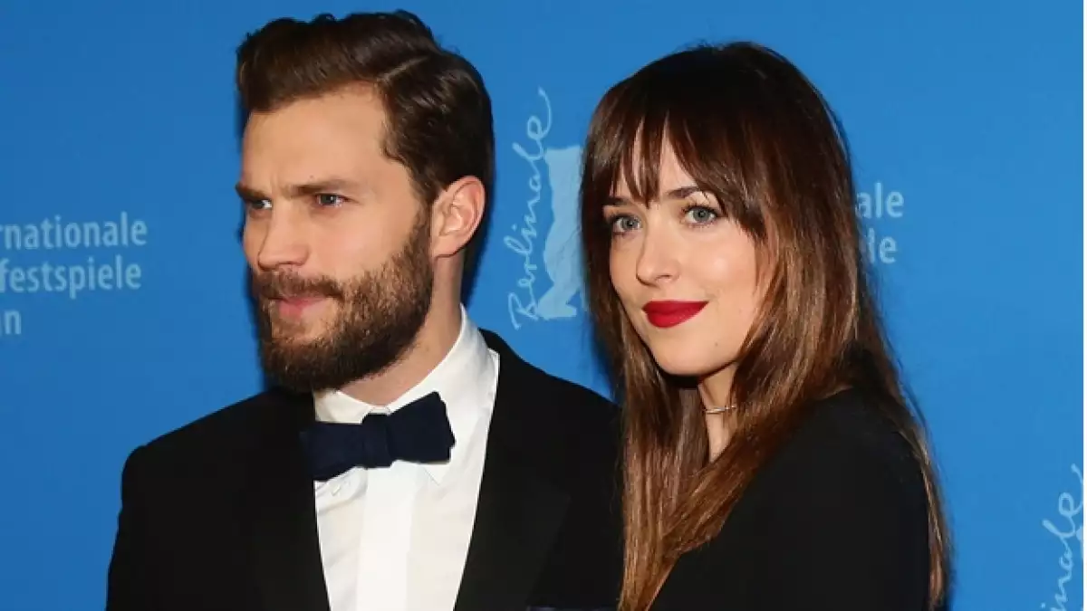 Jamie Dornan y Dakota Johnson premier berlin