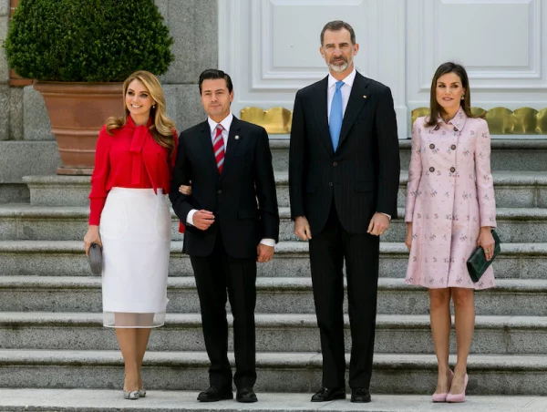 President of Mexico Enrique Pena Nieto visit to Spain, Madrid - 25 Apr 2018