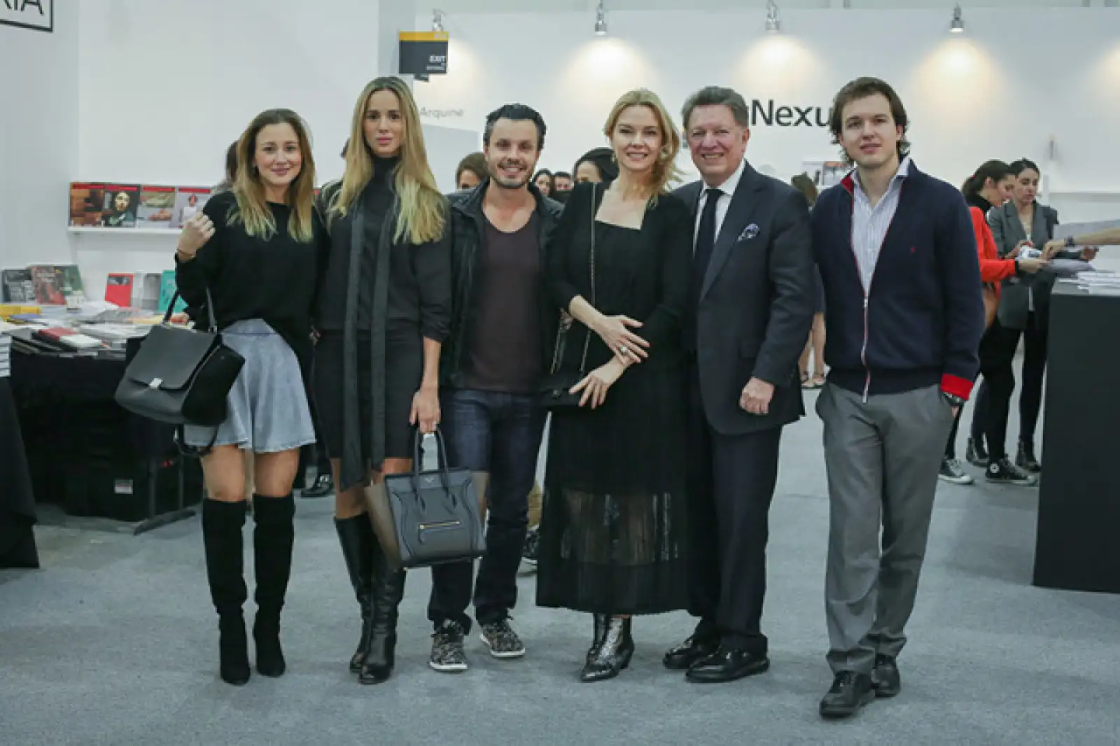 Victoria Salinas, Carla Cepeda, Javier Díaz, Maricarmen Ramos, Jorge Ramos y Jorge Ramos