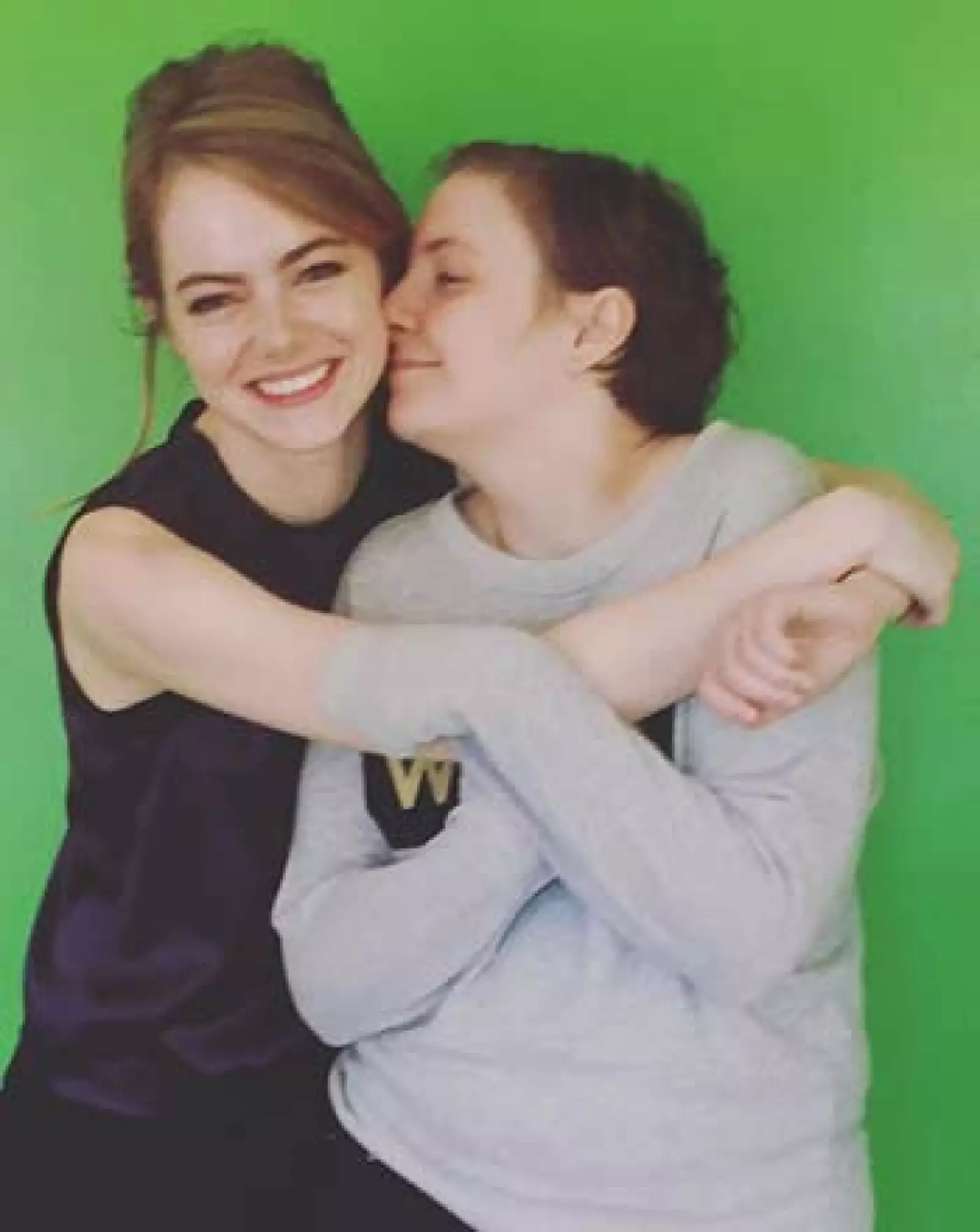 Emma Stone y Lena Dunham