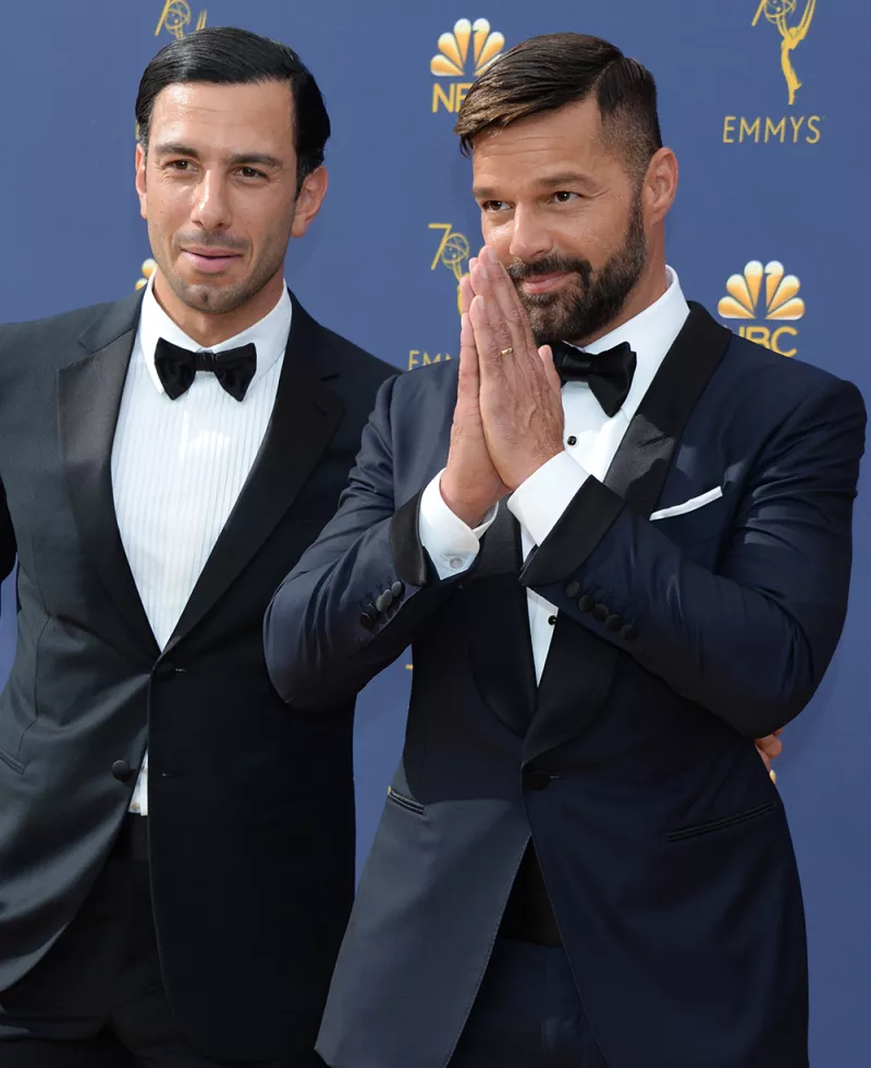 Ricky Martin  y Jwan Yosef