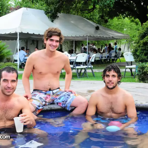 Diego Dávila, Andrés Montaño, Santiago Rodríguez y Etzell González