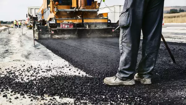 carretera en construcción