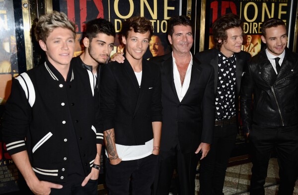 Simon Cowell y 1D