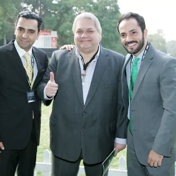 Rafael Quiroz,Carlos Bremer y Anuar Tuñon