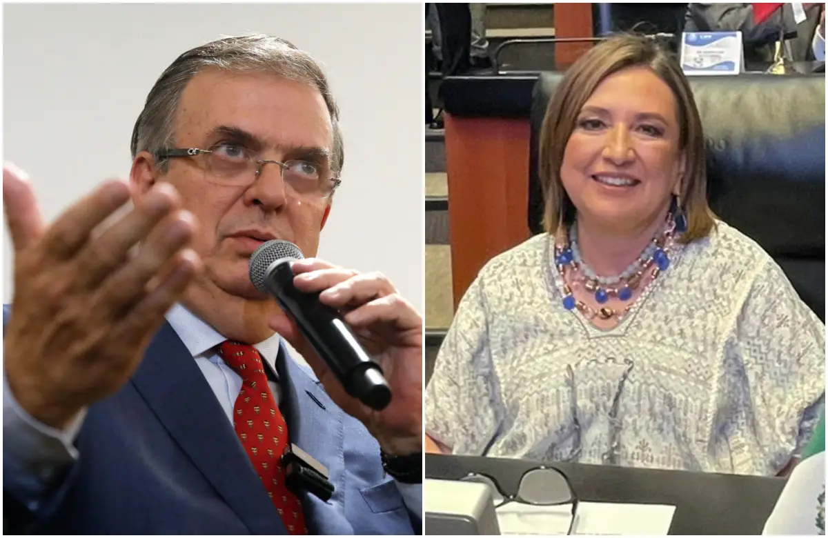Ebrard y Xóchitl