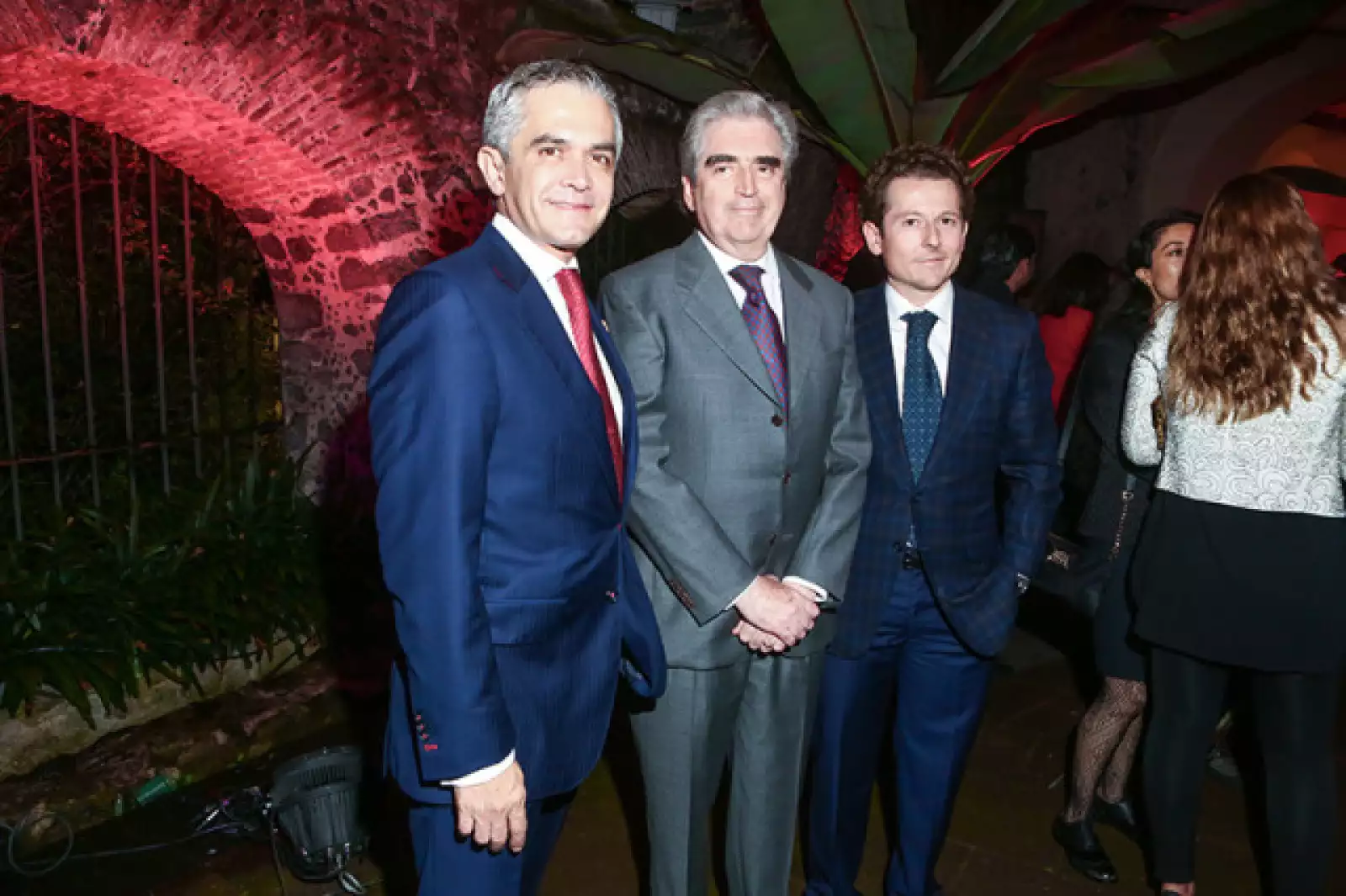 Miguel Ángel Mancera, Rafael Tovar y de Teresa y Francisco González