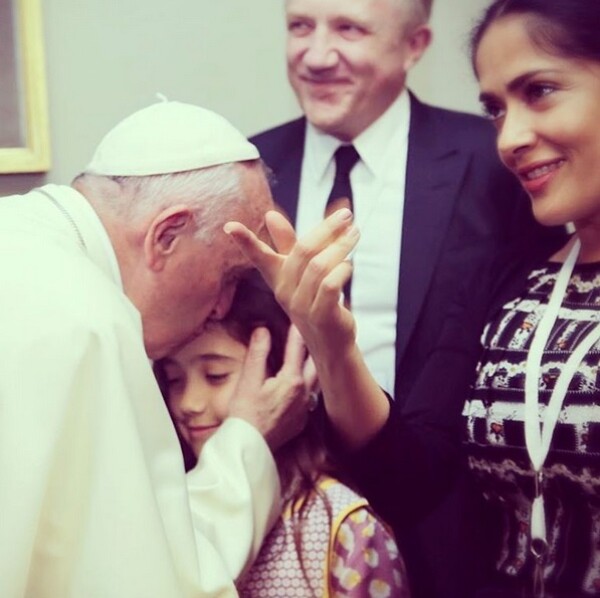 Esta semana la pequeña Valentina Paloma recibió la bendición del Papa Francisco en el Vaticano.