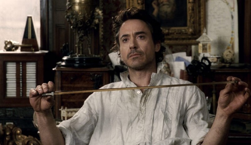 Robert en una escena de `Sherlock Holmes´.