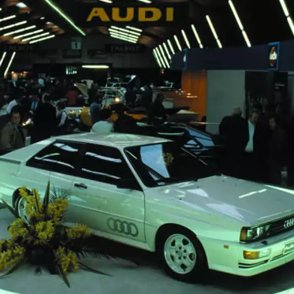 En 1980 se presentó el primer Audi Quattro en el Auto Show de Ginebra.