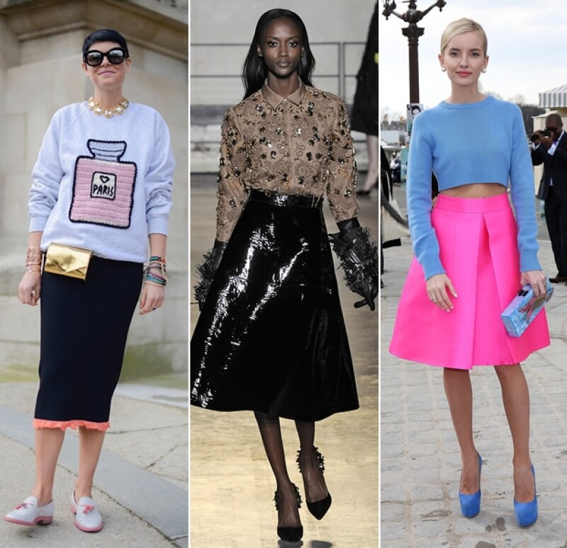 Una midi skirt puede hacerte lucir ultra femenina y realza la figura femenina.