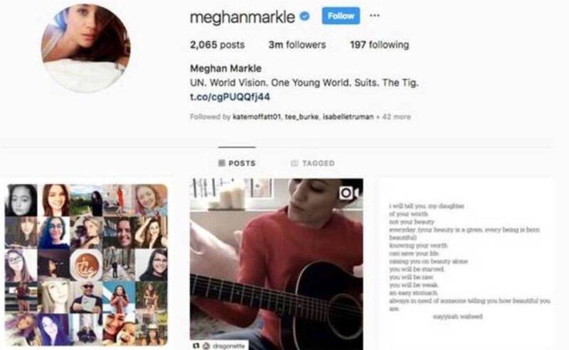 Meghan Markle regresa a Instagram Meghan Markle regresa a Instagram