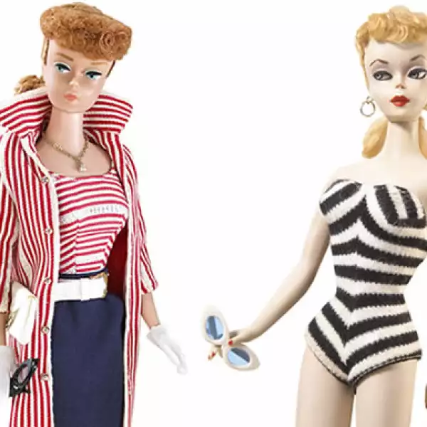 La primer Barbie fue vendida en 3 dólares. Una Barbie de 1959, como esta Roman Holiday, puede ser vendida en 27,450 dólares.