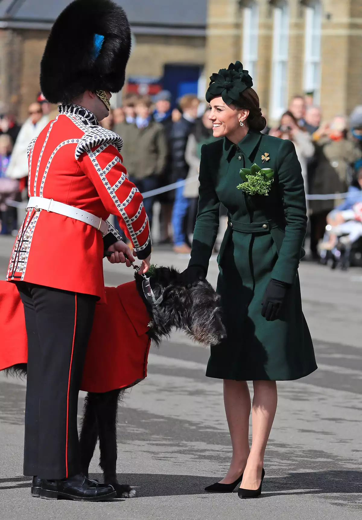 The Duke And Duchess Of Cambridge Attend The Irish Guards St Patrick's Day Parade