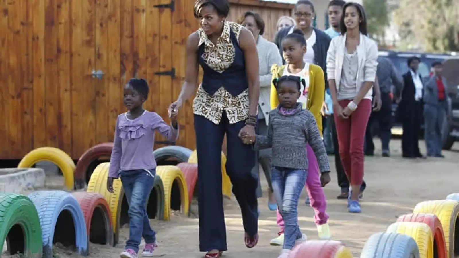 EU- Michelle Obama - Sudáfrica