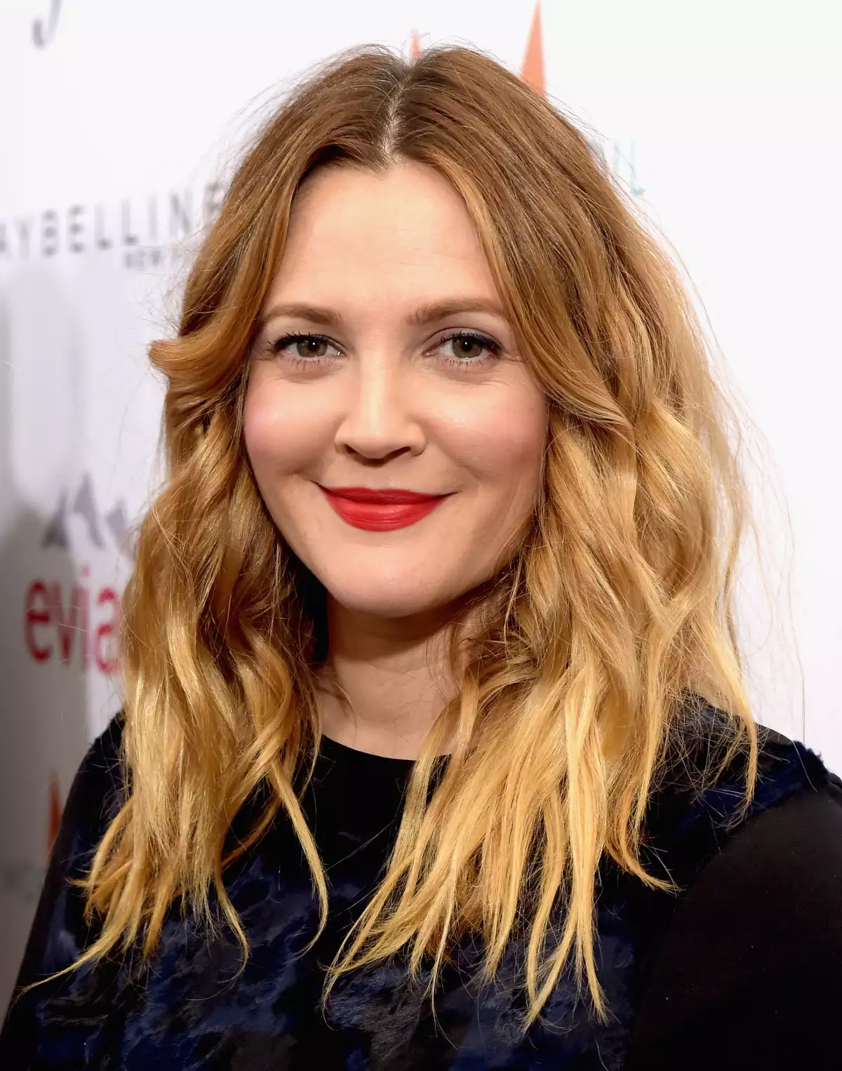 Drew Barrymore antes de perder peso.