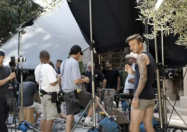 Beckham comentó que trabajar con Guy Ritchie ha sido una gran experiencia.