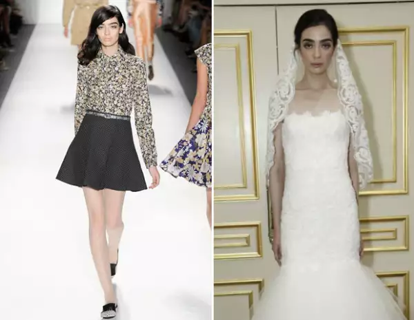 El impacto de Cristina Piccone fue tal en los desfiles ready-to-wear, que Marchesa la buscó para Bridal Week.