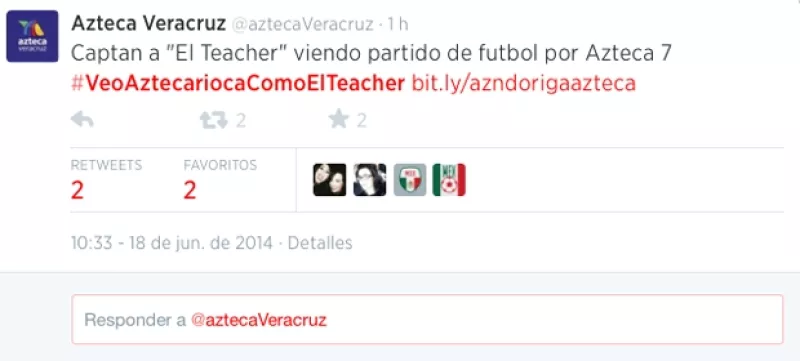 La foto de Joaquín López Dóriga viendo el partido de México vs Brasil por Azteca ha trascendido en las preferencias de Twitter, convirtiéndose en el tema más comentado el día de hoy.