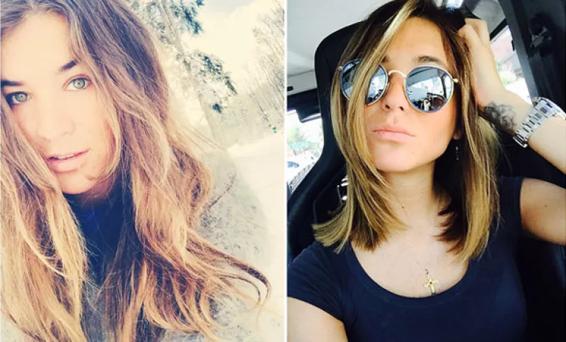 Ya que hace unos días su novio cambió de look, la modelo tapatía decidió igualarlo con nueva imagen. Checa cómo quedó.