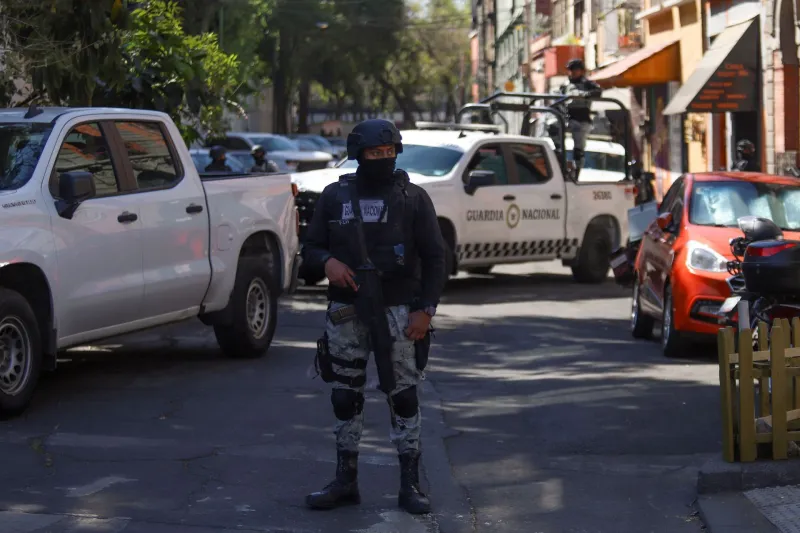 Elementos de la Secretaria de Seguridad y Protección Ciudadana y Ejército Mexicano.