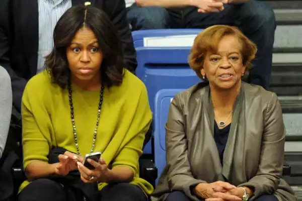 Michelle Obama y su mamá Marian Robinson