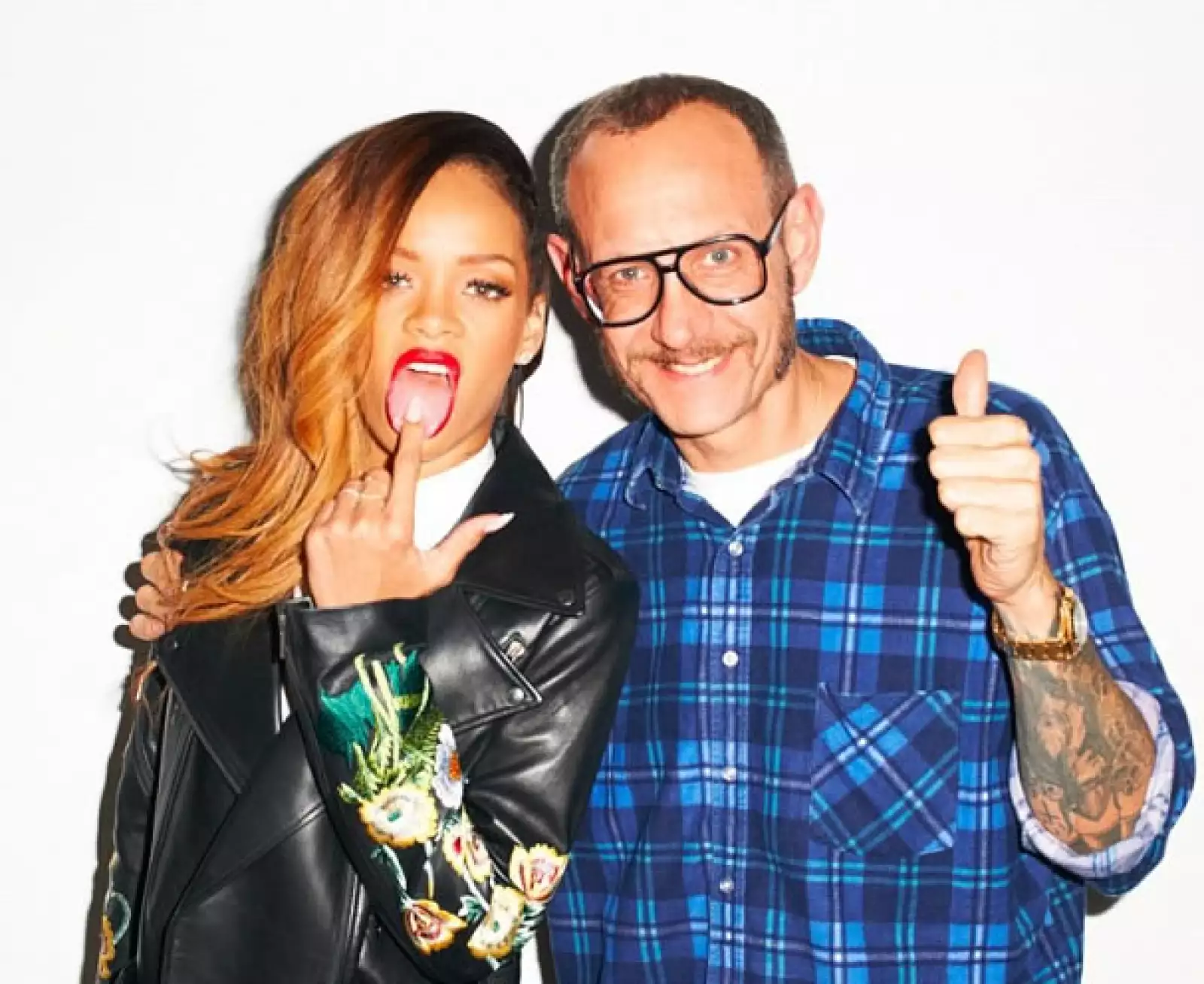 Rihanna posó con uno de los fotógrafos más famosos del espectáculo, Terry Richardson.