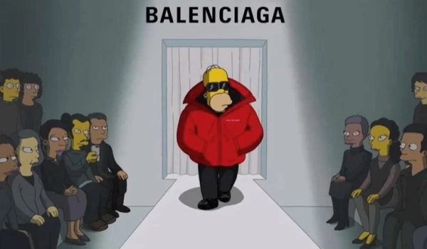 Balenciaga presenta su nueva colección con un capítulo de 'Los Simpsons' Homero Simpson