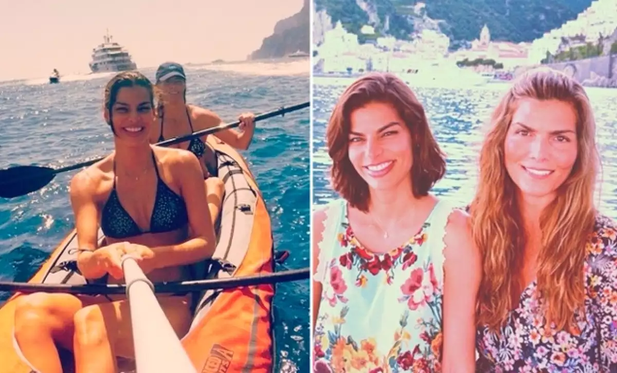 La conductora y la empresaria están de vacaciones en Italia. Bárbara Coppel publicó en su Instagram una imagen en la que ambas robaron cámara al paisaje con su deslumbrante figura.