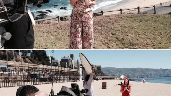La conductora nos compartió fotos de su reciente visita a Viña del Mar desde donde realizó la transmisión especial para Tv Azteca.