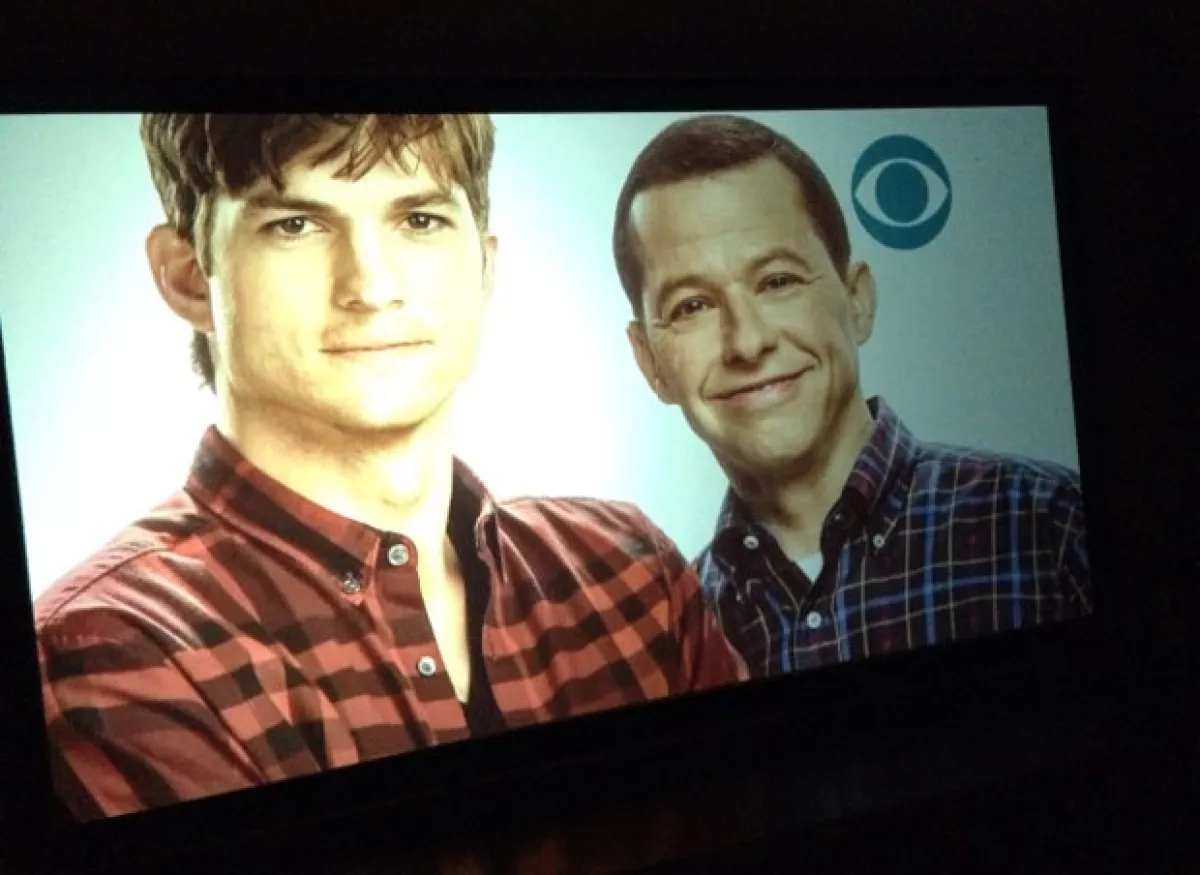 El actor publicó está imagen con ofesas hacia Kutcher.